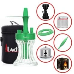 Aladin 2 Go - Vacation Mode Set - Grün -Dr.Sheesha Geschaft aladin shisha 2go alu vacation mode set gruen7E7.jpg.pagespeed.ce .LtlOYT5fby