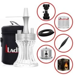 Aladin 2 Go - Vacation Mode Set - Silber -Dr.Sheesha Geschaft aladin shisha 2go alu vacation mode set silber7E3.jpg.pagespeed.ce .fPu3Q9F7qJ