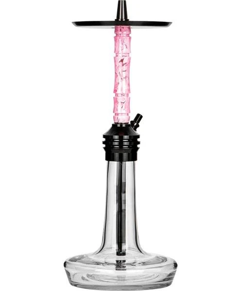 Moze Shisha Varity Lounge Black - Clear - Wavy Pink 3 Moze Shisha Varity Lounge Black - Clear - Wavy Pink