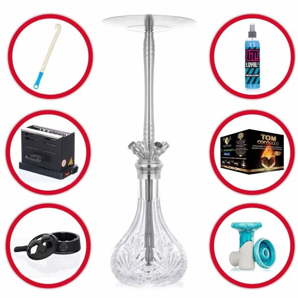 Shisha Komplettset Pro Mit Aladin MVP 670 - Flower 7 Shisha Komplettset Pro Mit Aladin MVP 670 - Flower – Bild 5