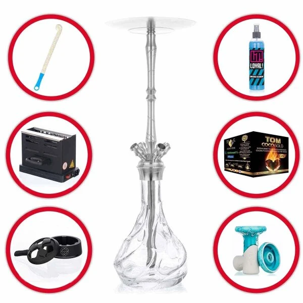Shisha Komplettset Pro Mit Aladin MVP 670 - Wave 13 Shisha Komplettset Pro Mit Aladin MVP 670 - Wave – Bild 11