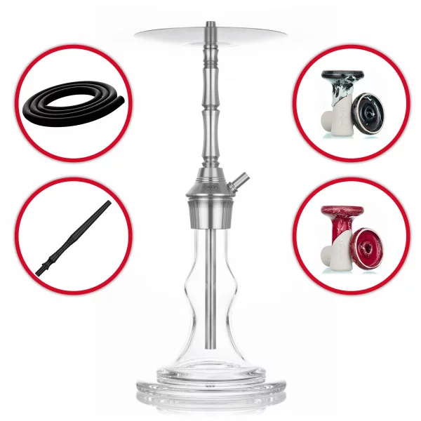 Aeon Shisha - Edition 4 Lounge - Clear Set 3 Aeon Shisha - Edition 4 Lounge - Clear Set