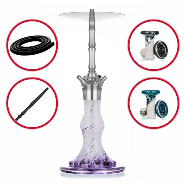 Aeon Shisha - Edition 4 Premium - Amethyst Set 3 Aeon Shisha - Edition 4 Premium - Amethyst Set