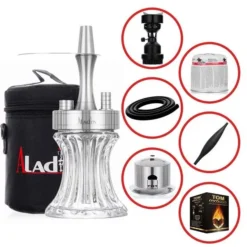 Aladin 2 Go - Vacation Mode Set - Edelstahl Clear -Dr.Sheesha Geschaft xaladin shisha 2go alu vacation mode set edelstahl clear7E9.jpg.pagespeed.ic .JQNZnd3yoT