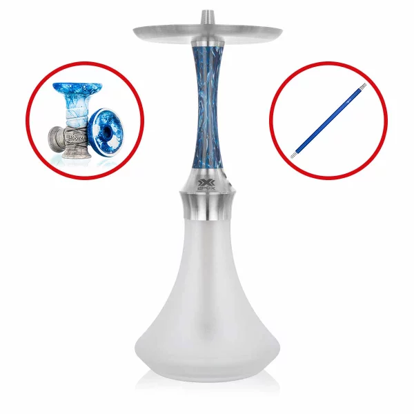 Aladin Epox 460 Shisha Set - Blue Metallic Frozen 3 Aladin Epox 460 Shisha Set - Blue Metallic Frozen