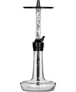 Moze Shisha Varity Lounge Black - Clear - Wavy Frosted