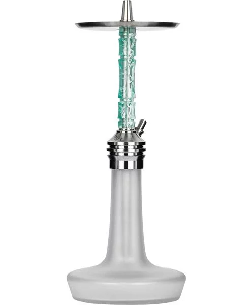 Moze Shisha Varity Lounge Silver - Frosted - Wavy Mint 3 Moze Shisha Varity Lounge Silver - Frosted - Wavy Mint