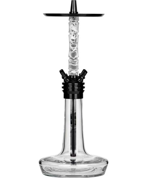 Moze Shisha Varity Squad Black - Clear - Wavy Frosted 3 Moze Shisha Varity Squad Black - Clear - Wavy Frosted
