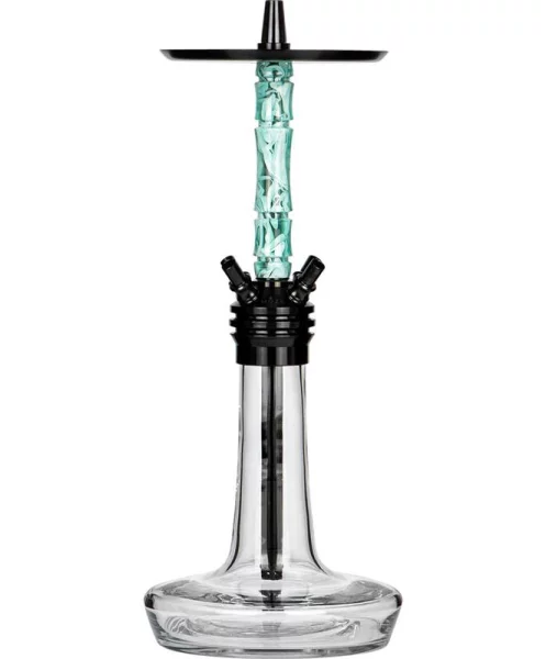 Moze Shisha Varity Squad Black - Clear - Wavy Mint 3 Moze Shisha Varity Squad Black - Clear - Wavy Mint