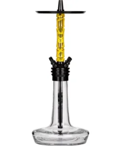 Moze Shisha Varity Squad Black - Clear - Wavy Yellow