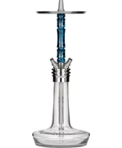 Moze Shisha Varity Squad Steel - Clear - Wavy Blue