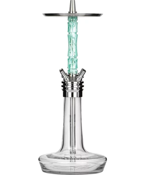 Moze Shisha Varity Squad Steel - Clear - Wavy Mint 3 Moze Shisha Varity Squad Steel - Clear - Wavy Mint