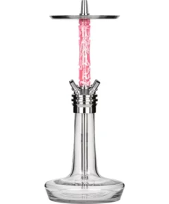 Moze Shisha Varity Squad Steel - Clear - Wavy Pink