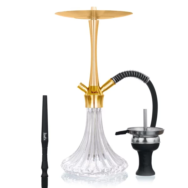 Aladin Shisha MVP A46 Gold - Clear Pattern 3 Aladin Shisha MVP A46 Gold - Clear Pattern