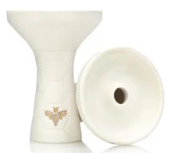 Bee Phunnel - Unglazed - White