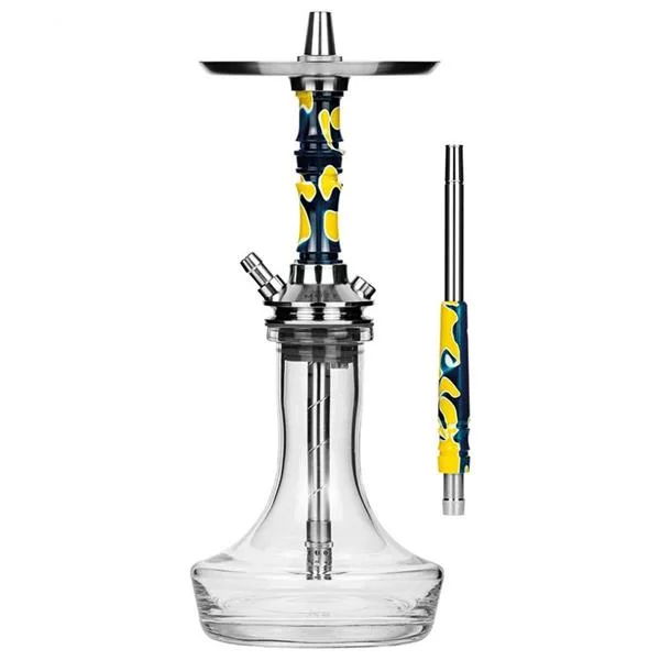 Moze Breeze Pro Shisha - Candy Line Blue/Yellow 3 Moze Breeze Pro Shisha - Candy Line Blue/Yellow
